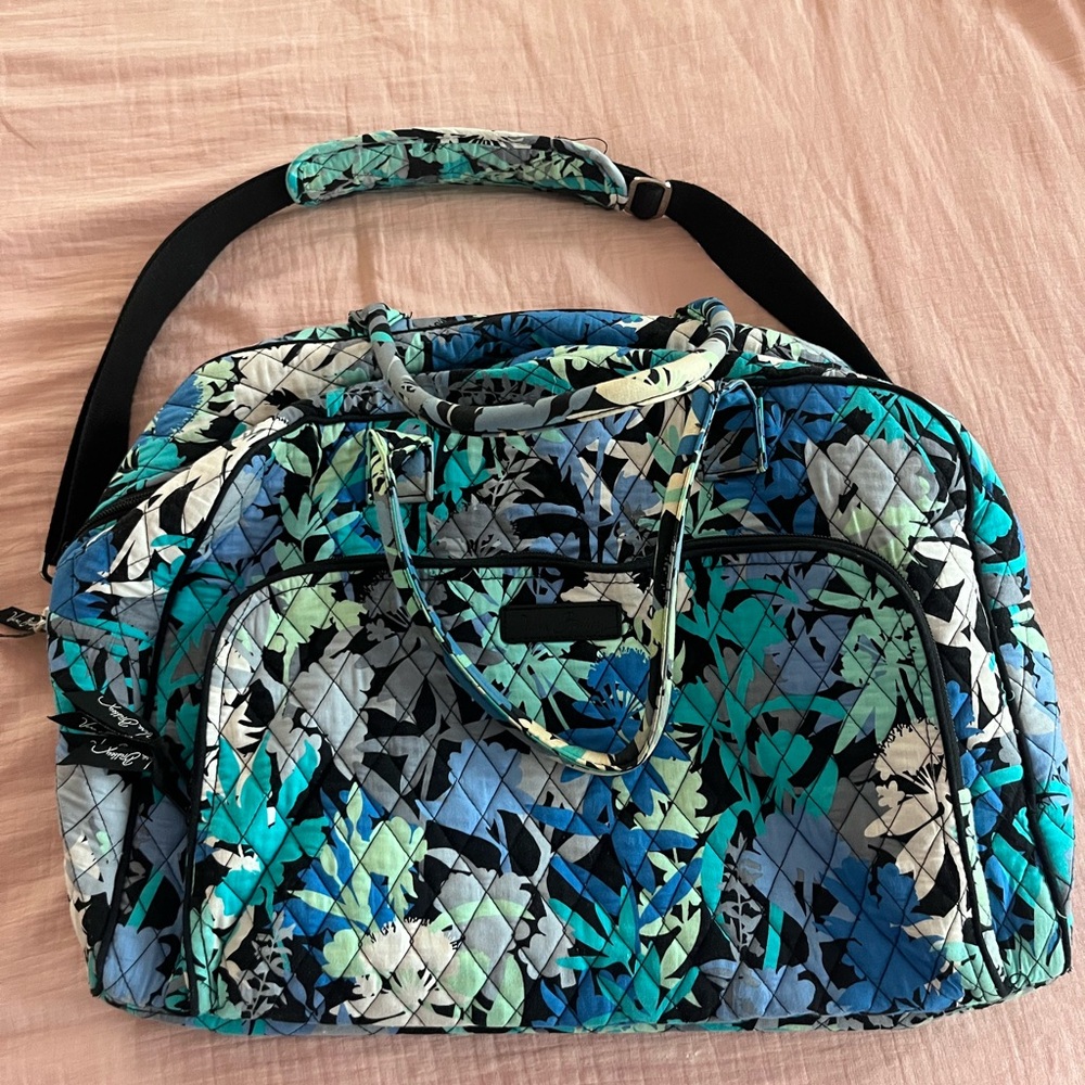 Vera Bradley Iconic Weekender Travel Floral Quilted Women's Bag